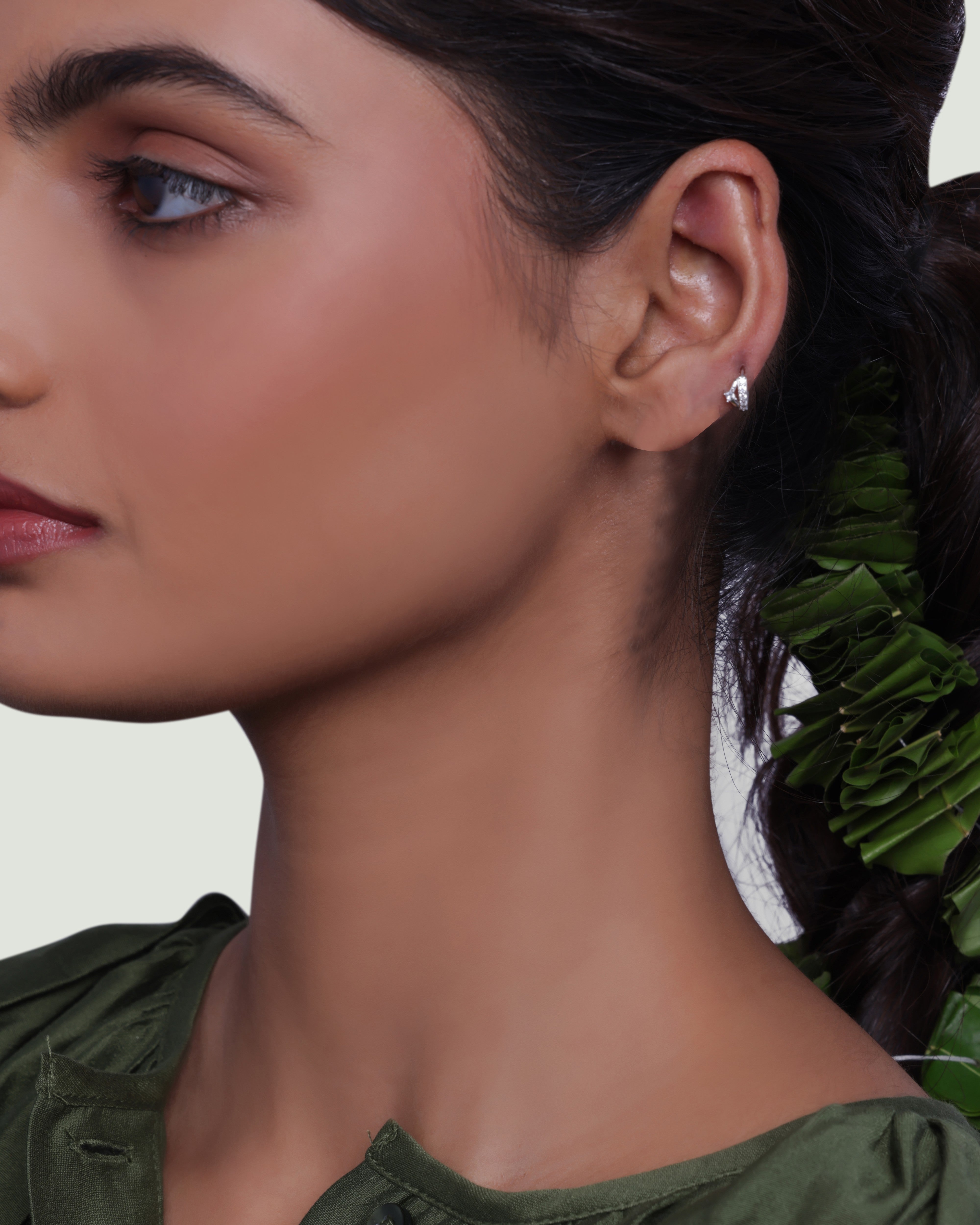 Starlight Crystal Hoop Earrings