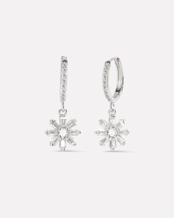 Hollo Flower Hoop Earrings