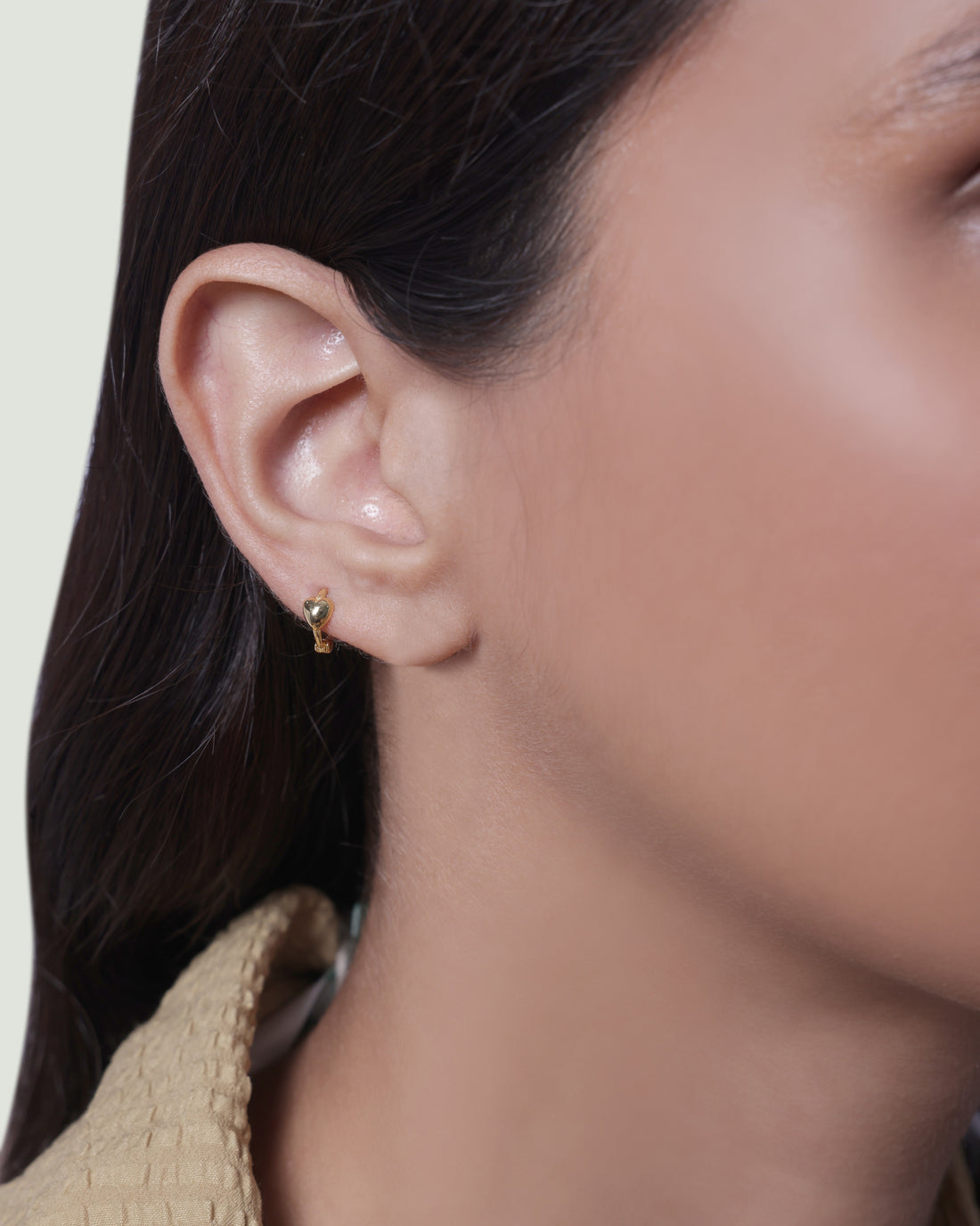 Huggee Heart Hoop Earrings