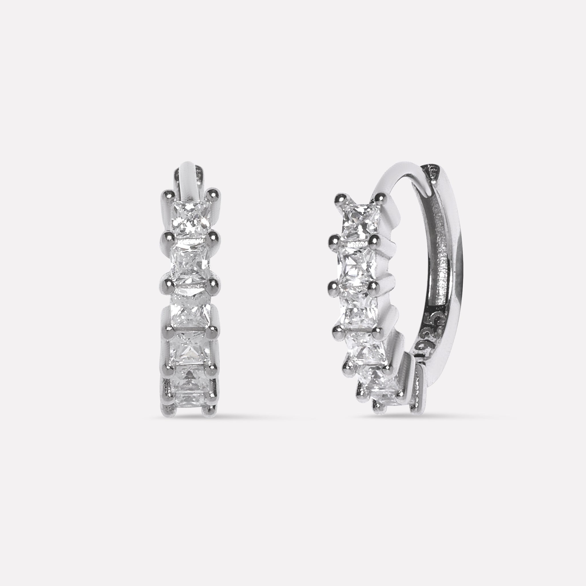 Regal Radiance Hoop Earrings