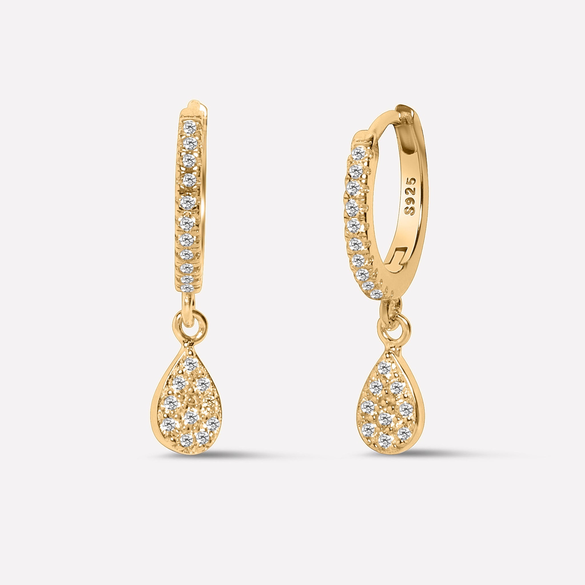 Droplet Hoops Earrings