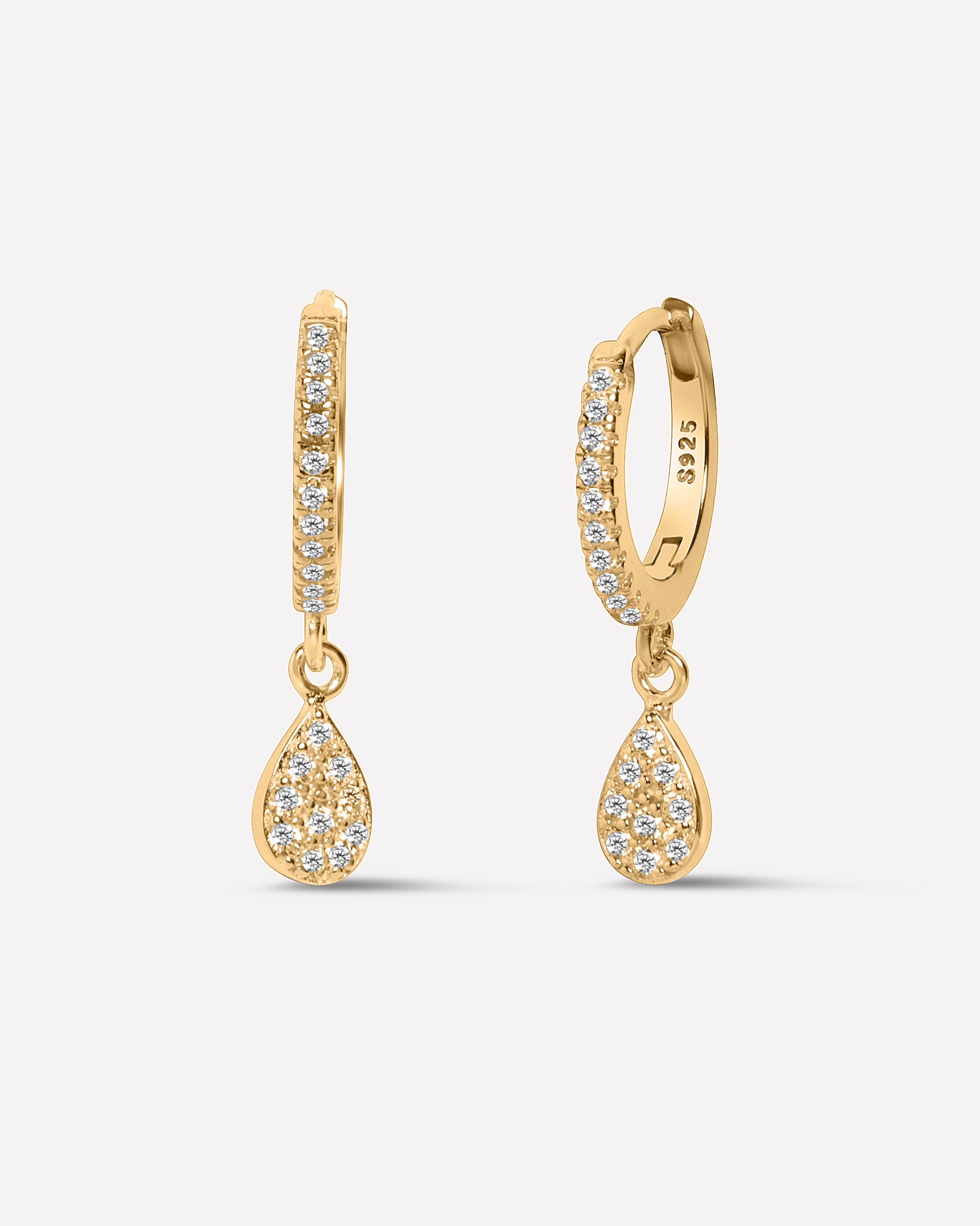 Droplet Hoops Earrings