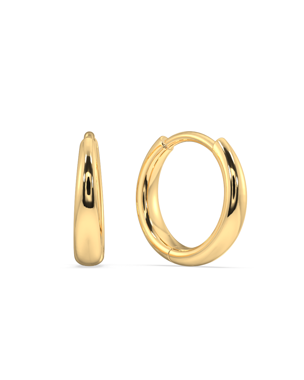 Chunky Thick Hoop Earrings