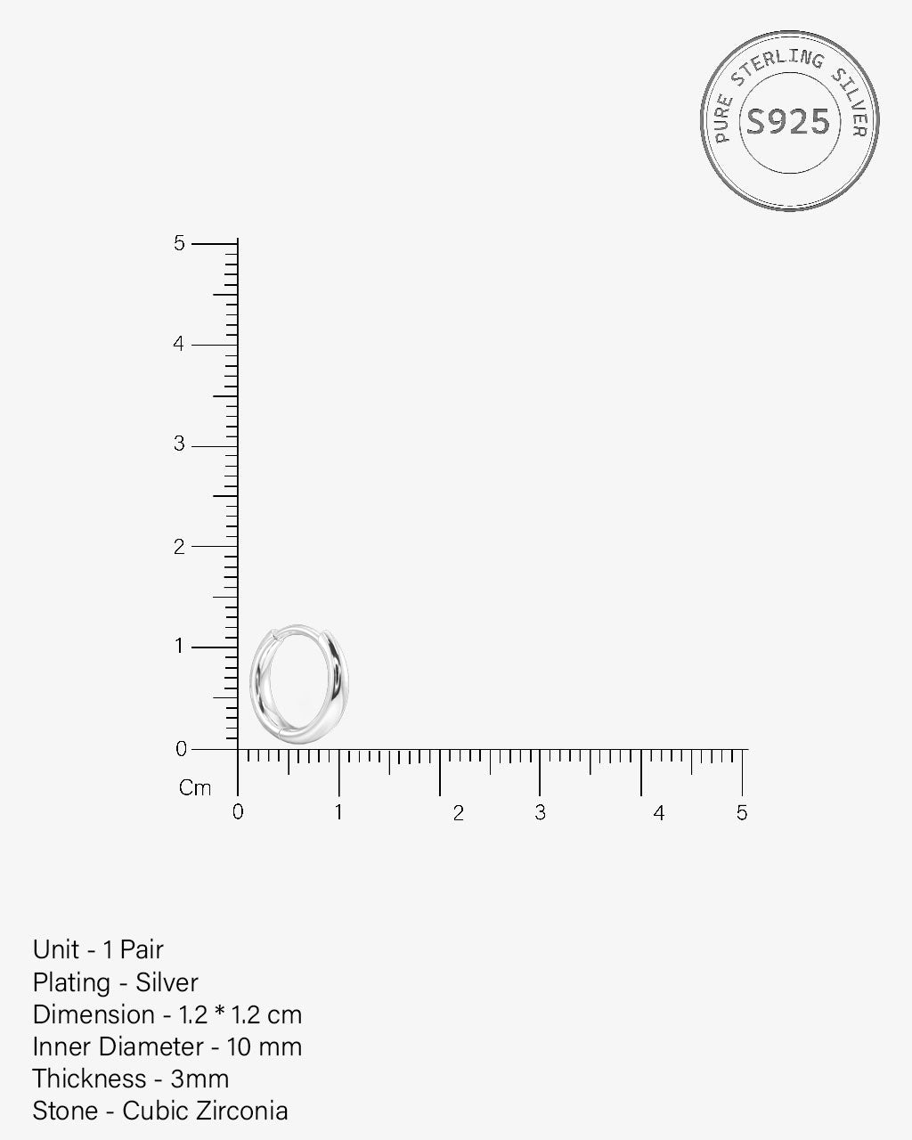 Chunky Thick Hoop Earrings