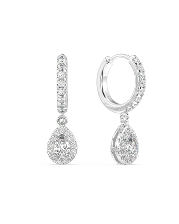 Big Drop Hoop Earrings