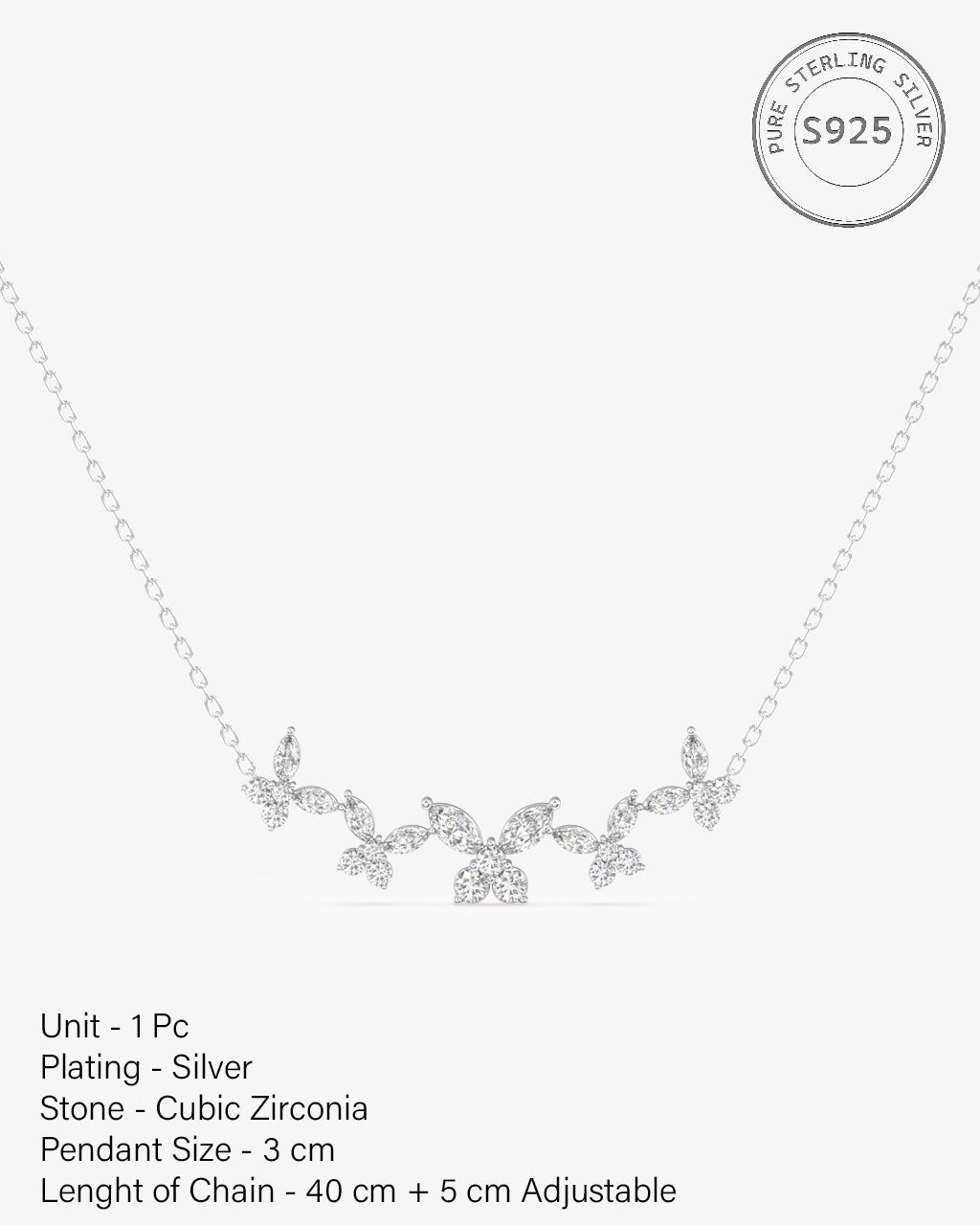 Dual Chain Butterfly Stacked Necklace