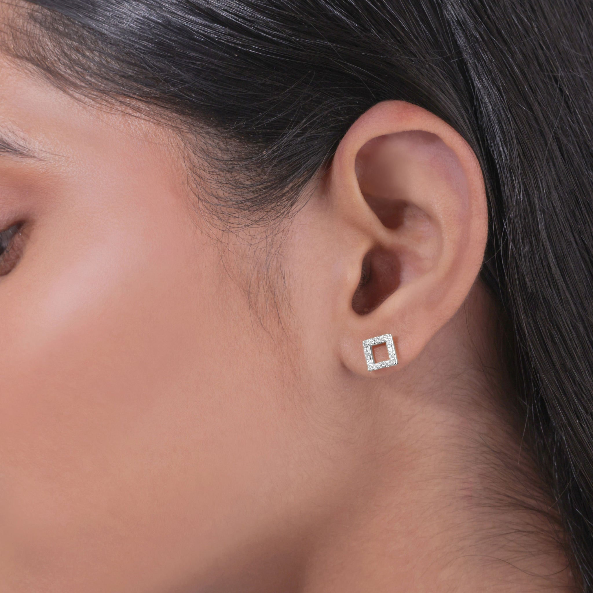 Square Essence Stud Earrings