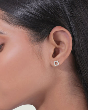 Square Essence Stud Earrings