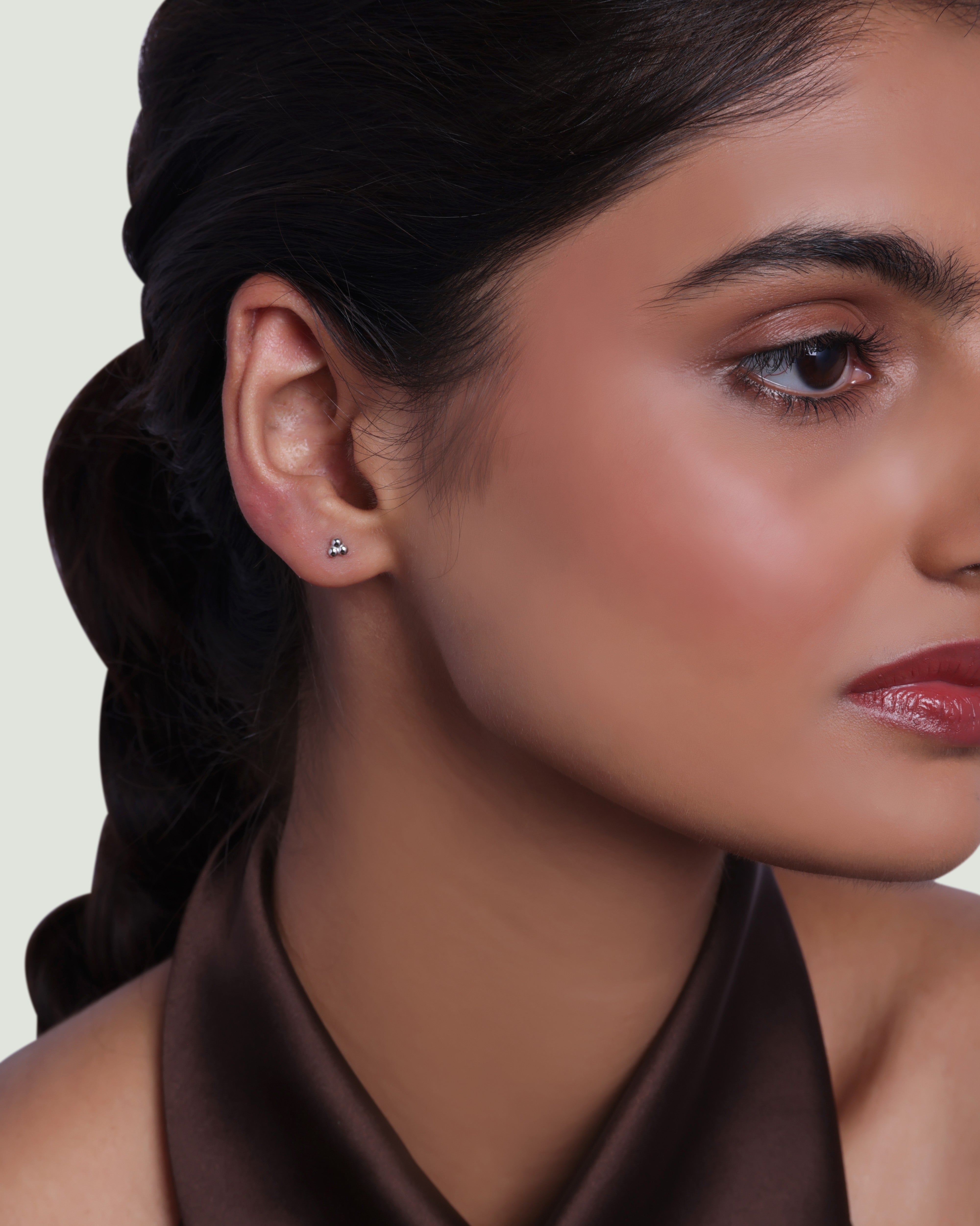 Pinball Flat Back Stud Earrings