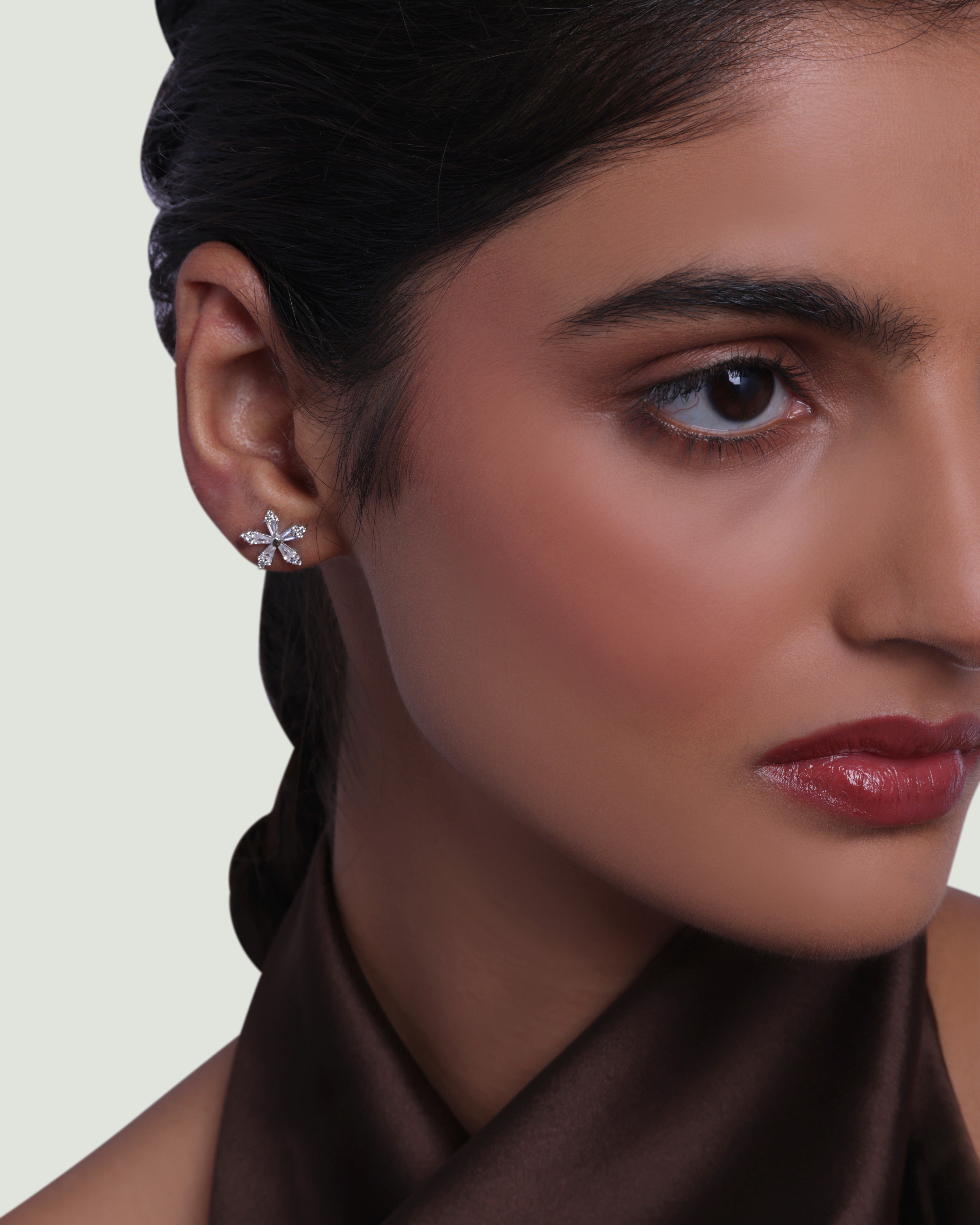 Selestia Flat Back Stud Earrings