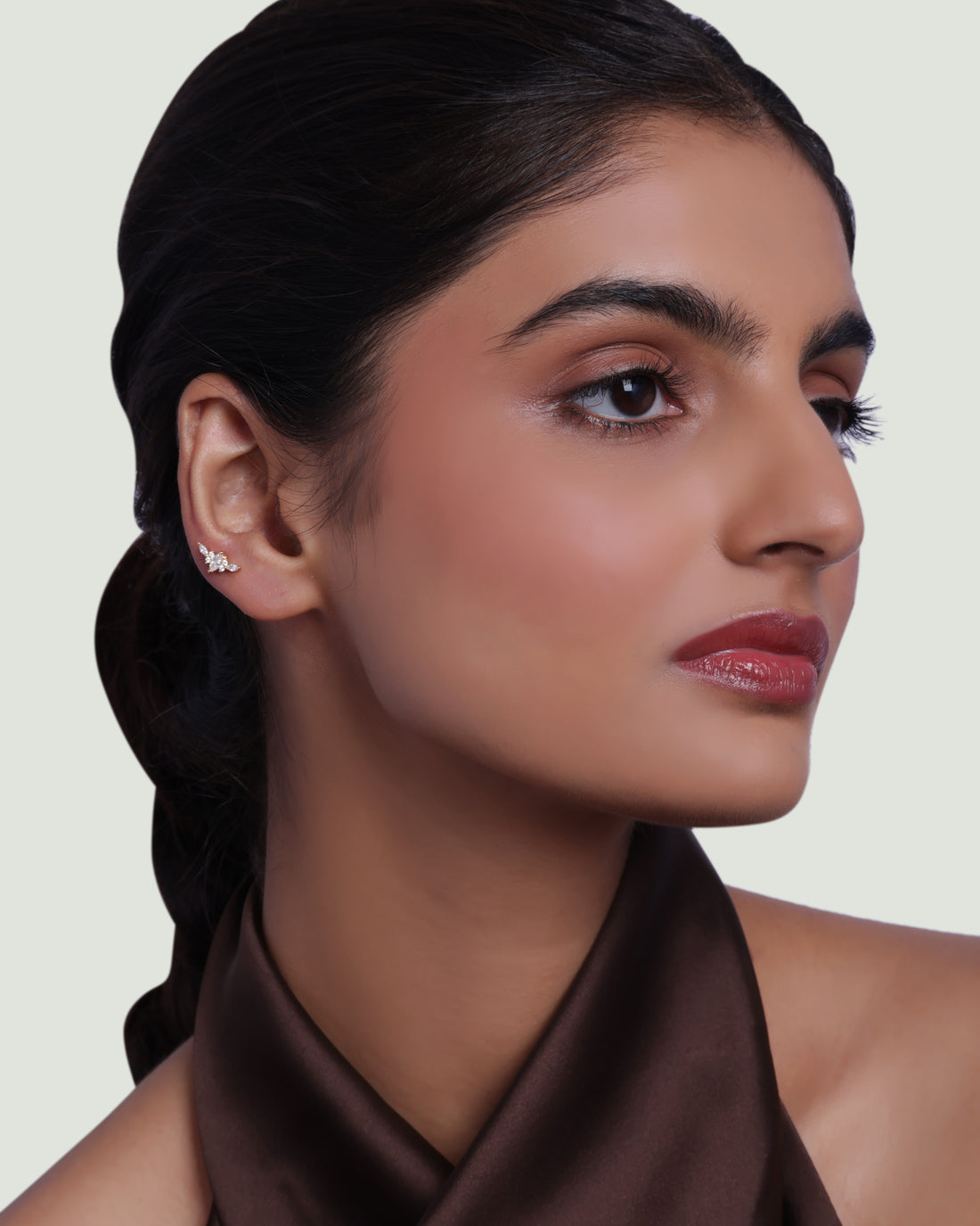 Ayra Flat Back Stud Earrings