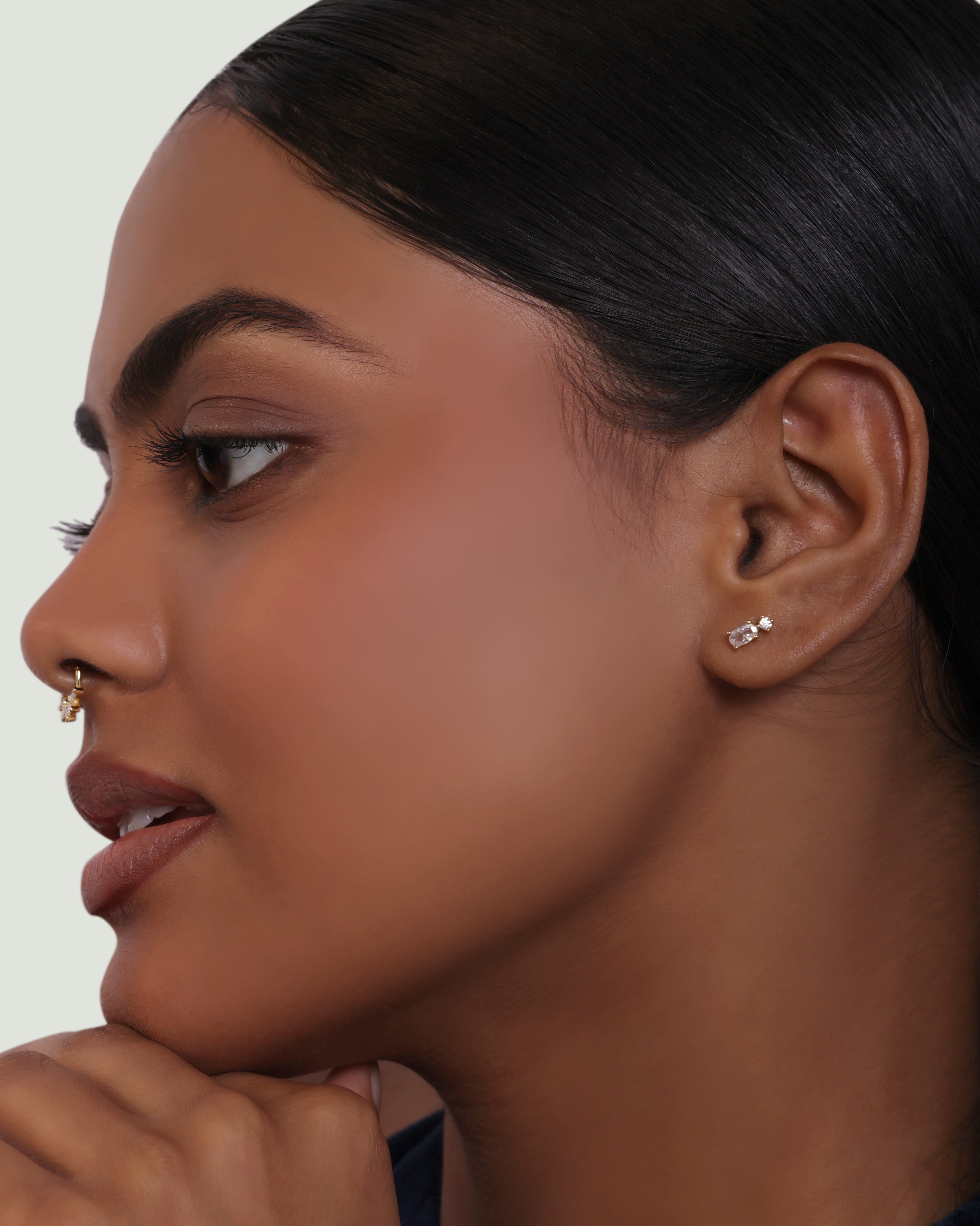 Orielle Flat Back Stud Earrings