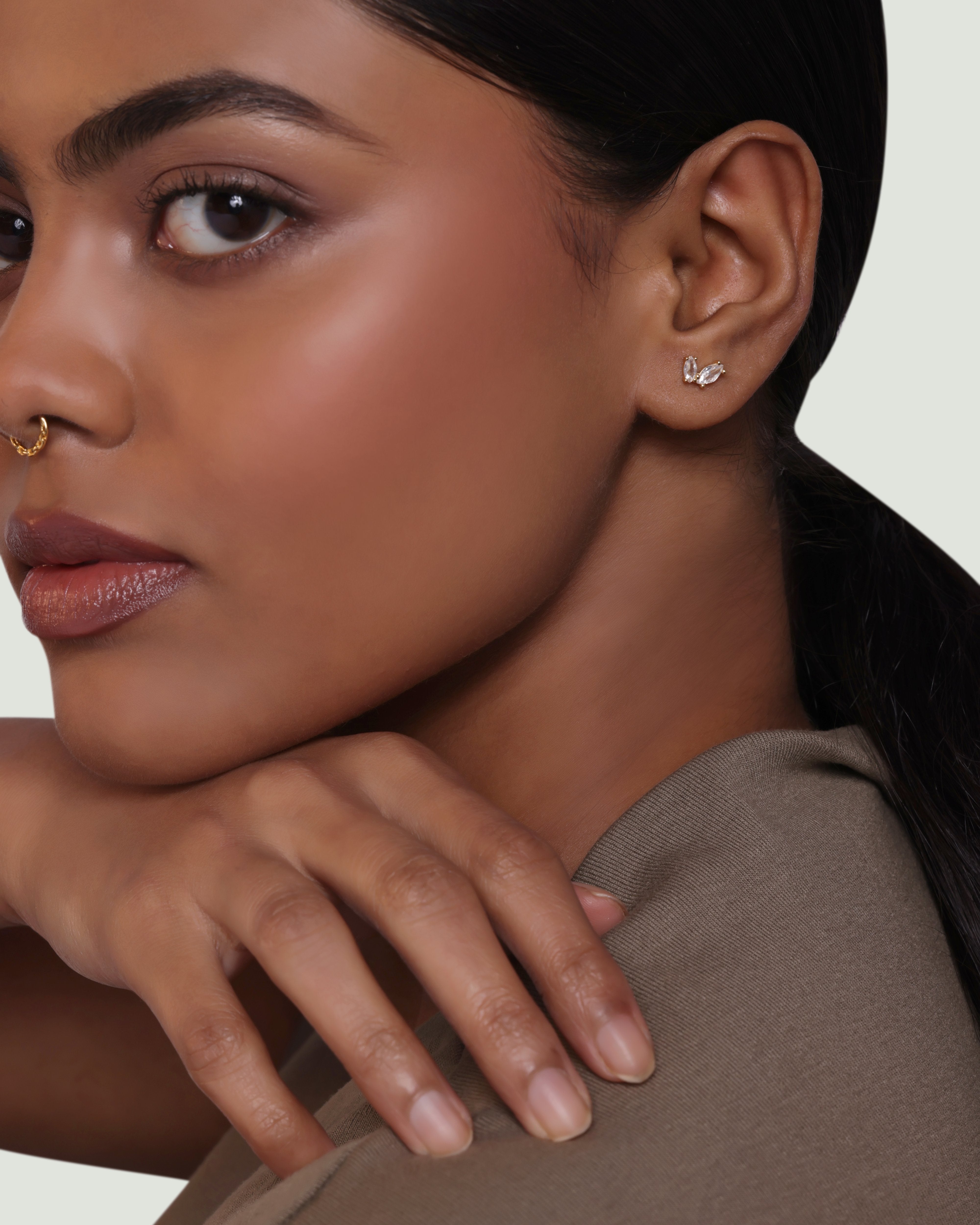 Petalixir Flat Back Stud Earrings