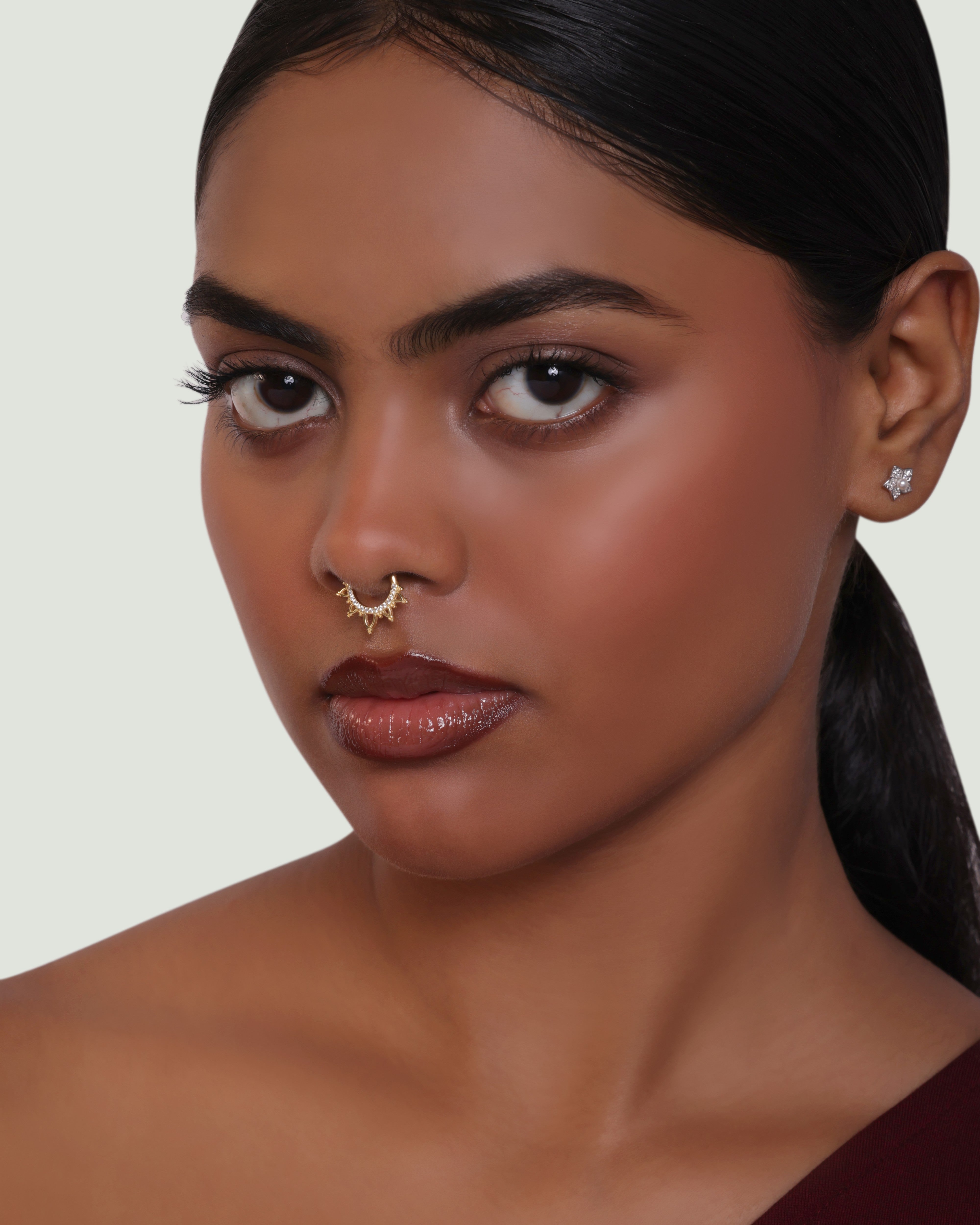 Anastasia Flat Back Stud Earrings