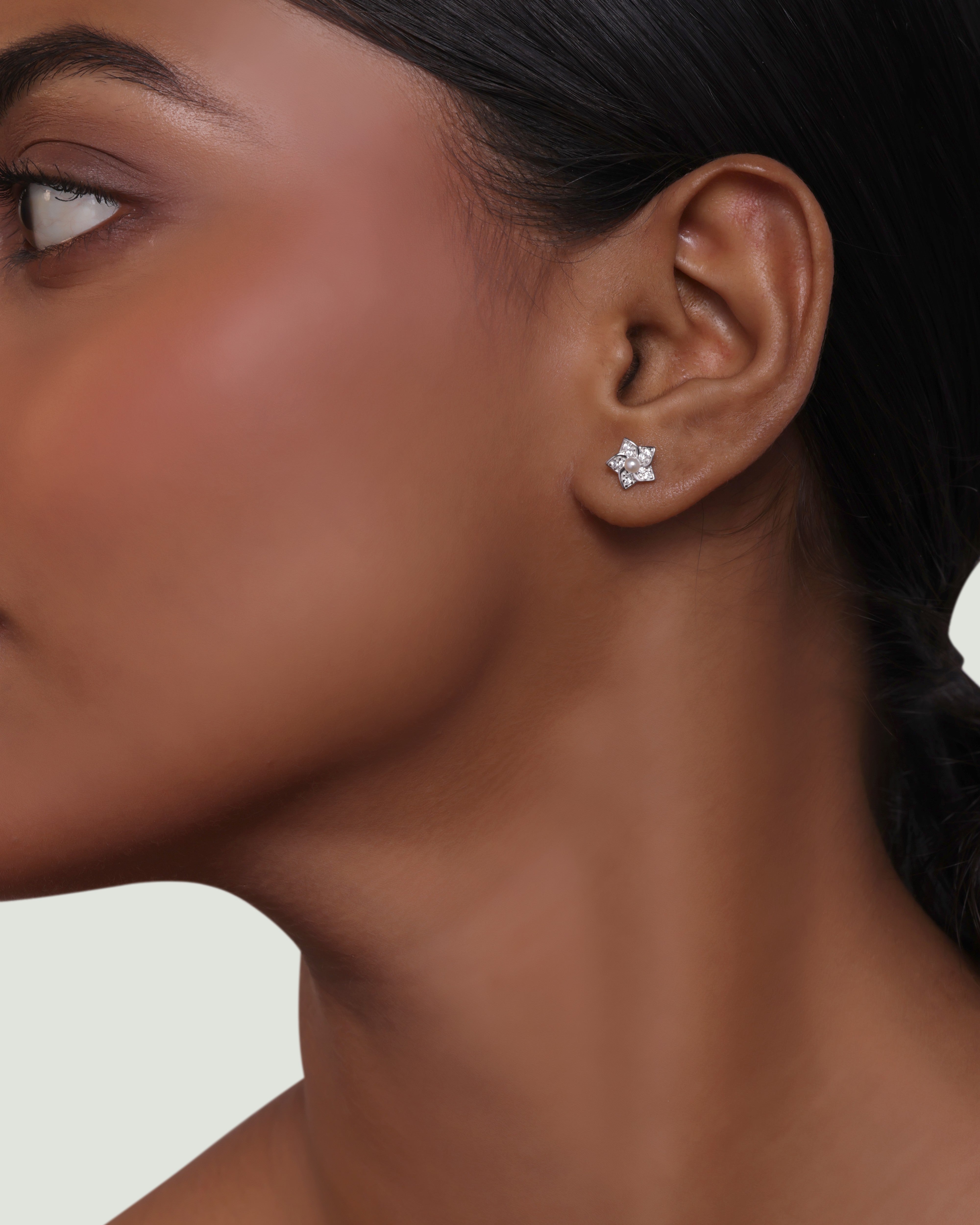 Anastasia Flat Back Stud Earrings