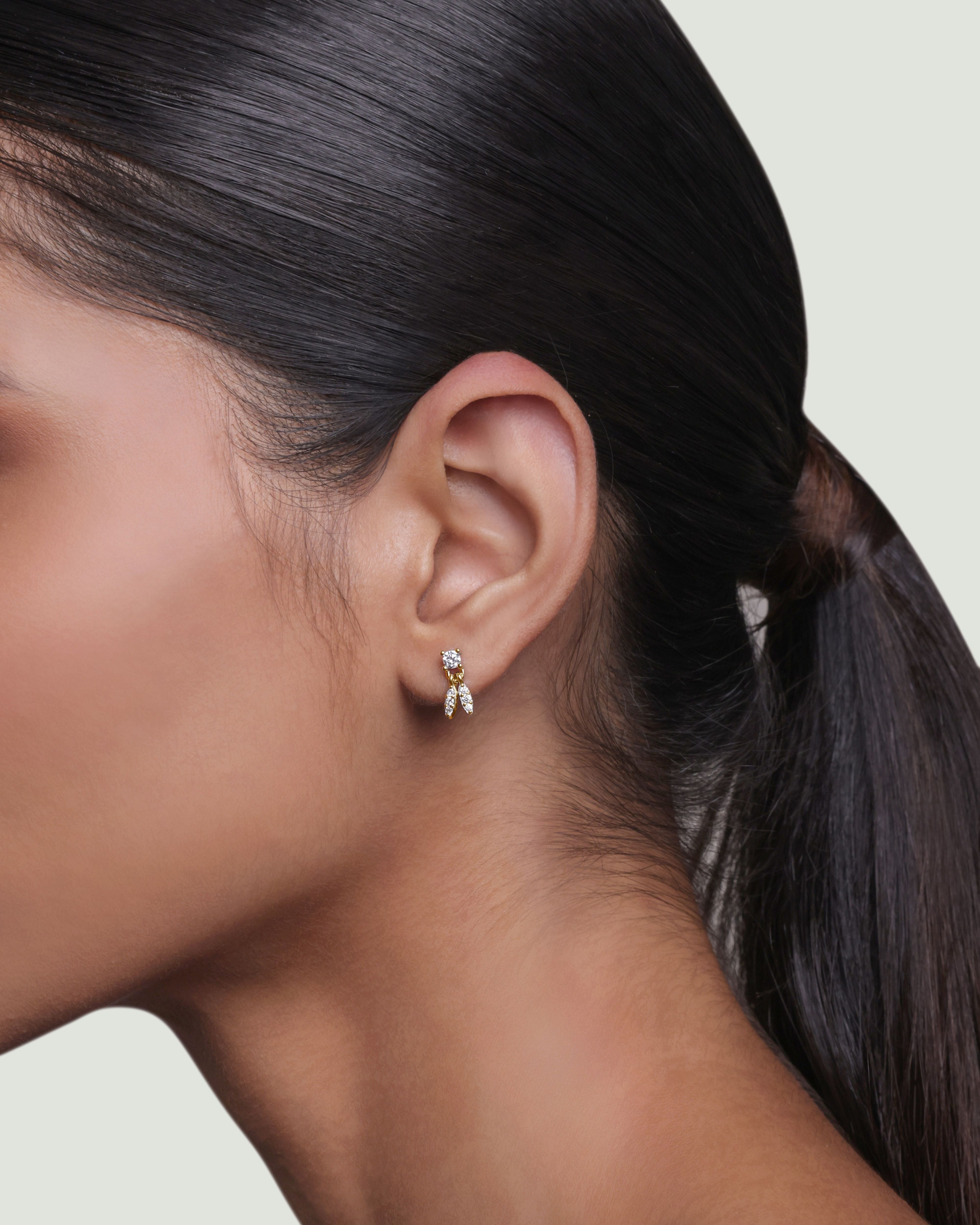 Dreamcatcher Feather Studs Earrings