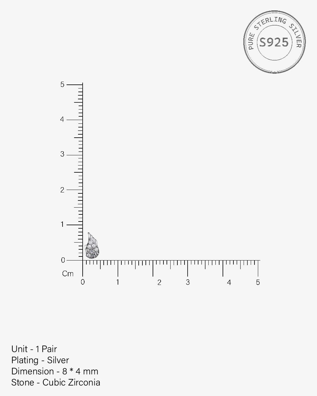 Heavenly Wings Minimal Stud Earrings