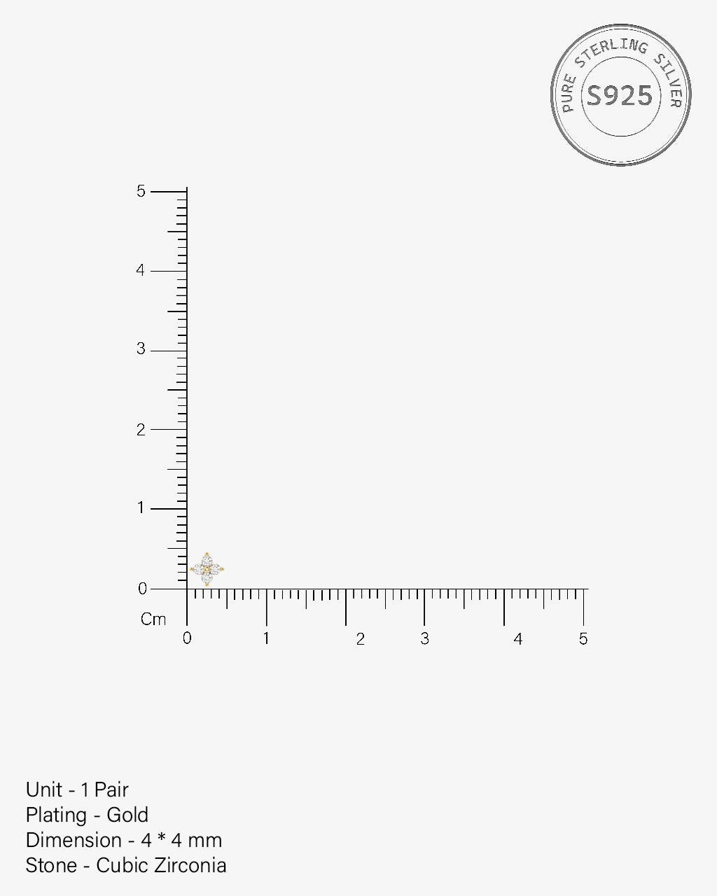 Lotus Flower Minimal Stud Earrings