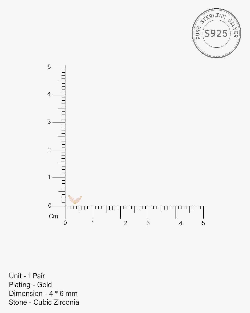 Two Petal Stud Earrings