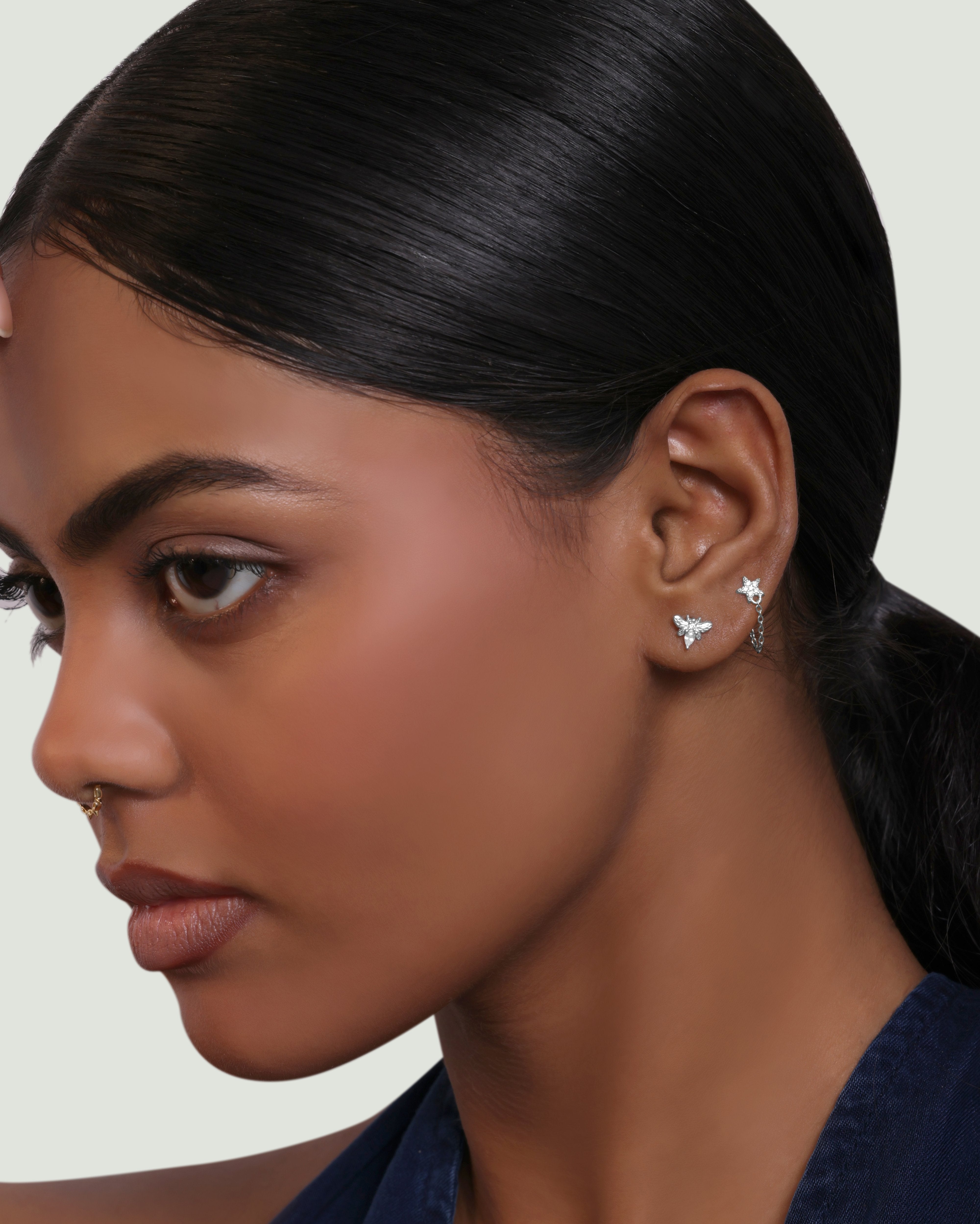 Luxury Bee Stud Earrings