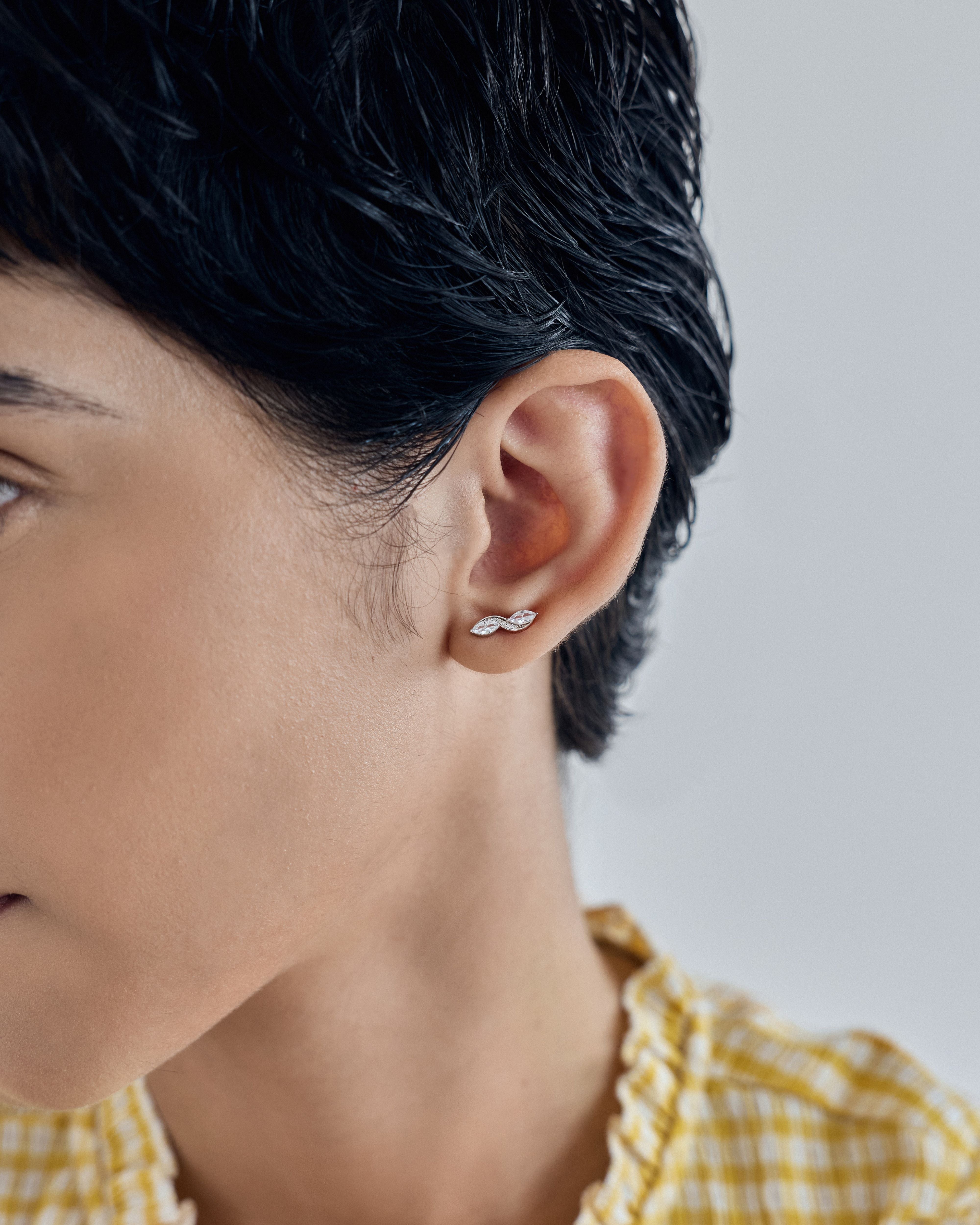 Ananta Marquise Climber Earrings