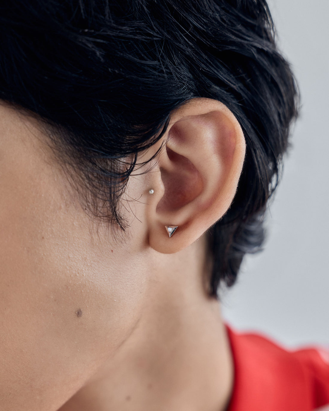 Peak Geometric Flatback Stud