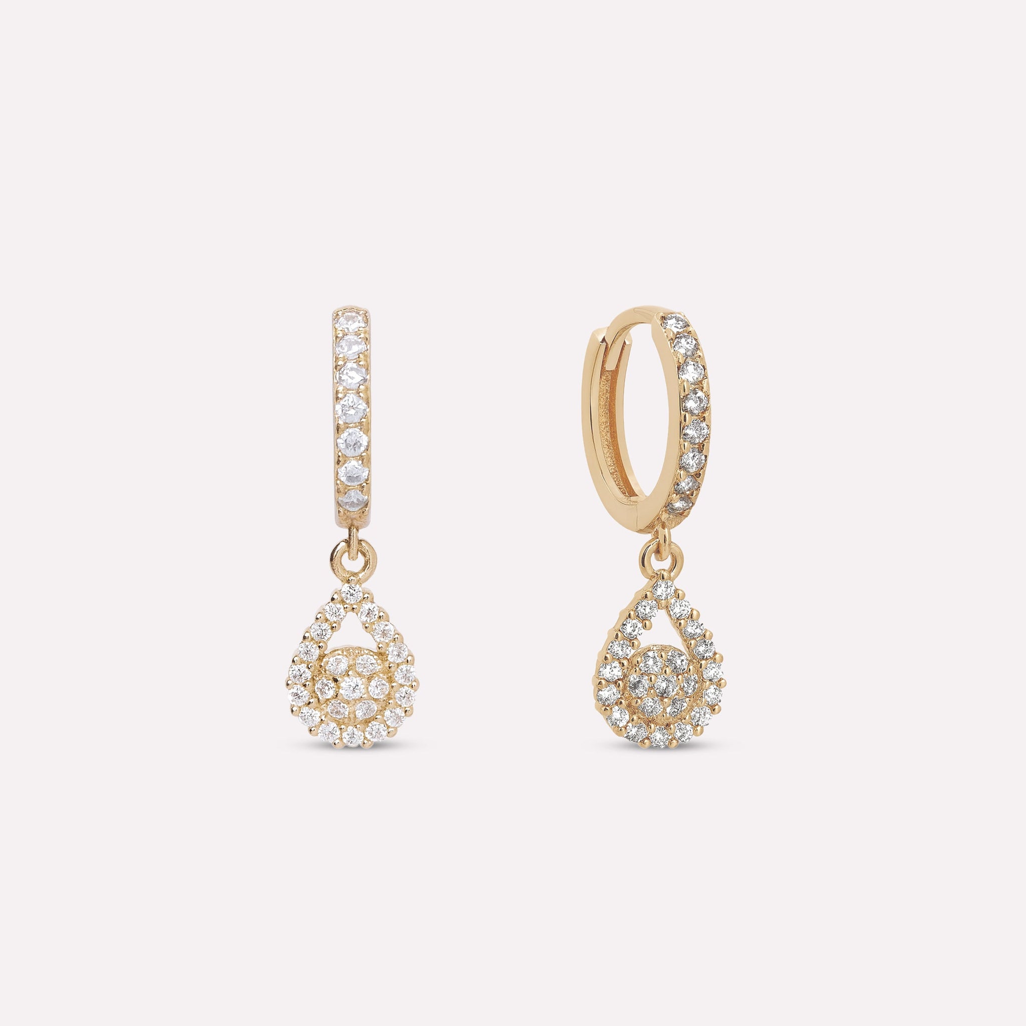 Jashn Charm Hoop Earrings