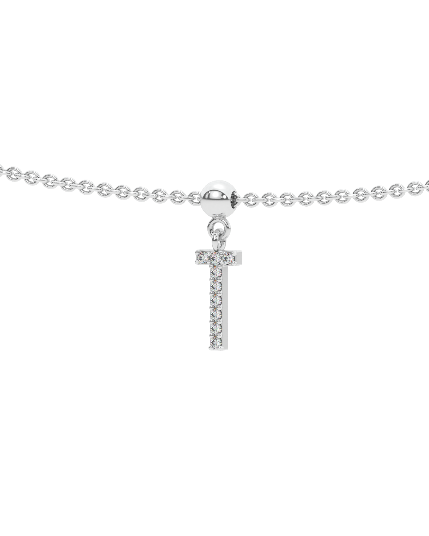 Letter "T" Bead Charm