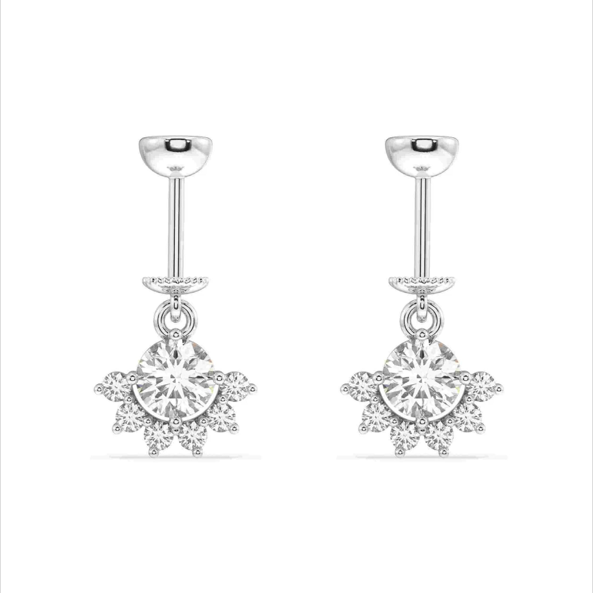 The Dawning Sun Helix Hanging Earrings