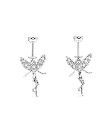 The Flying Angel Screw Helix Hanging Earrings