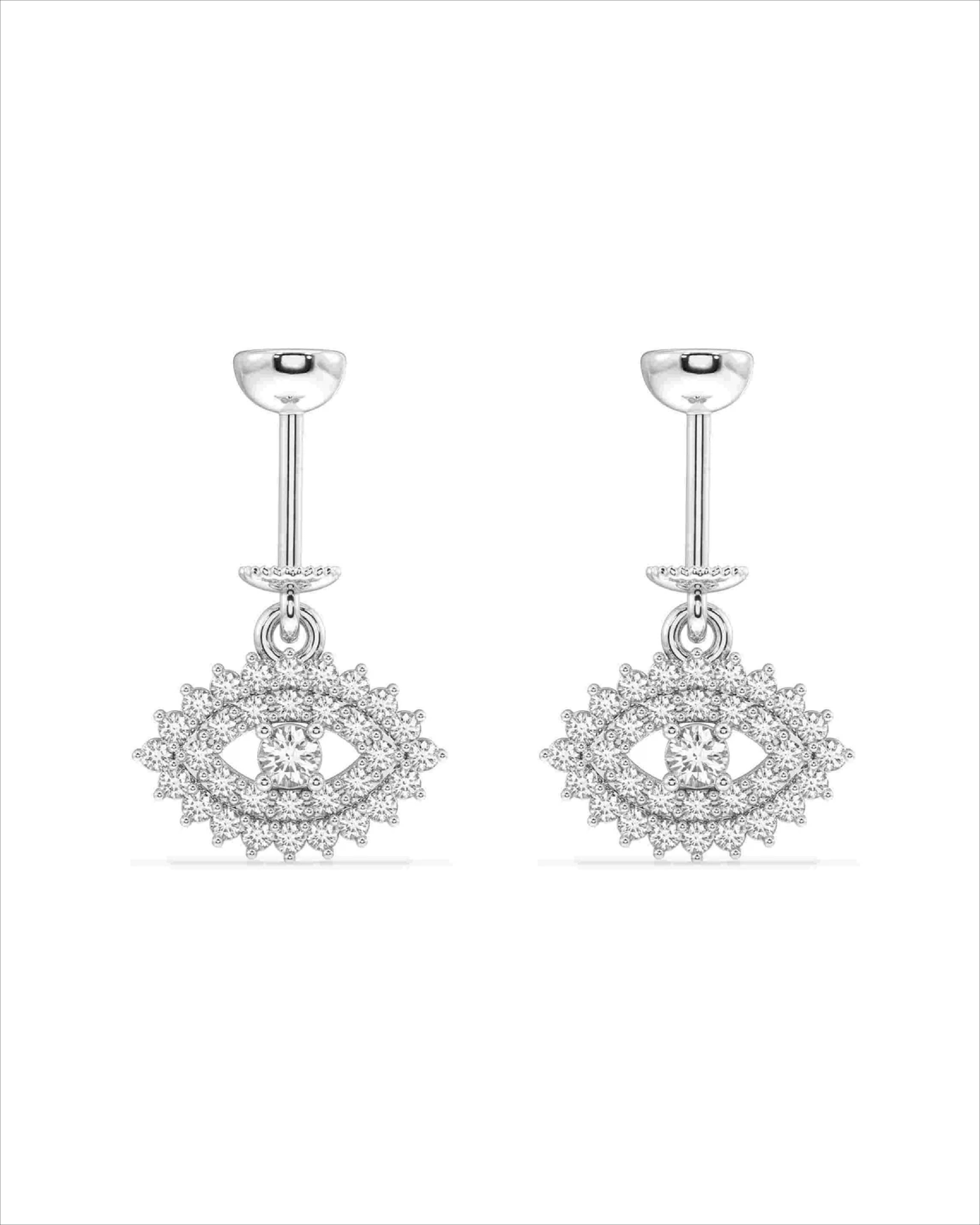 The Luxury Eye Screw Helix Hanging Earrings