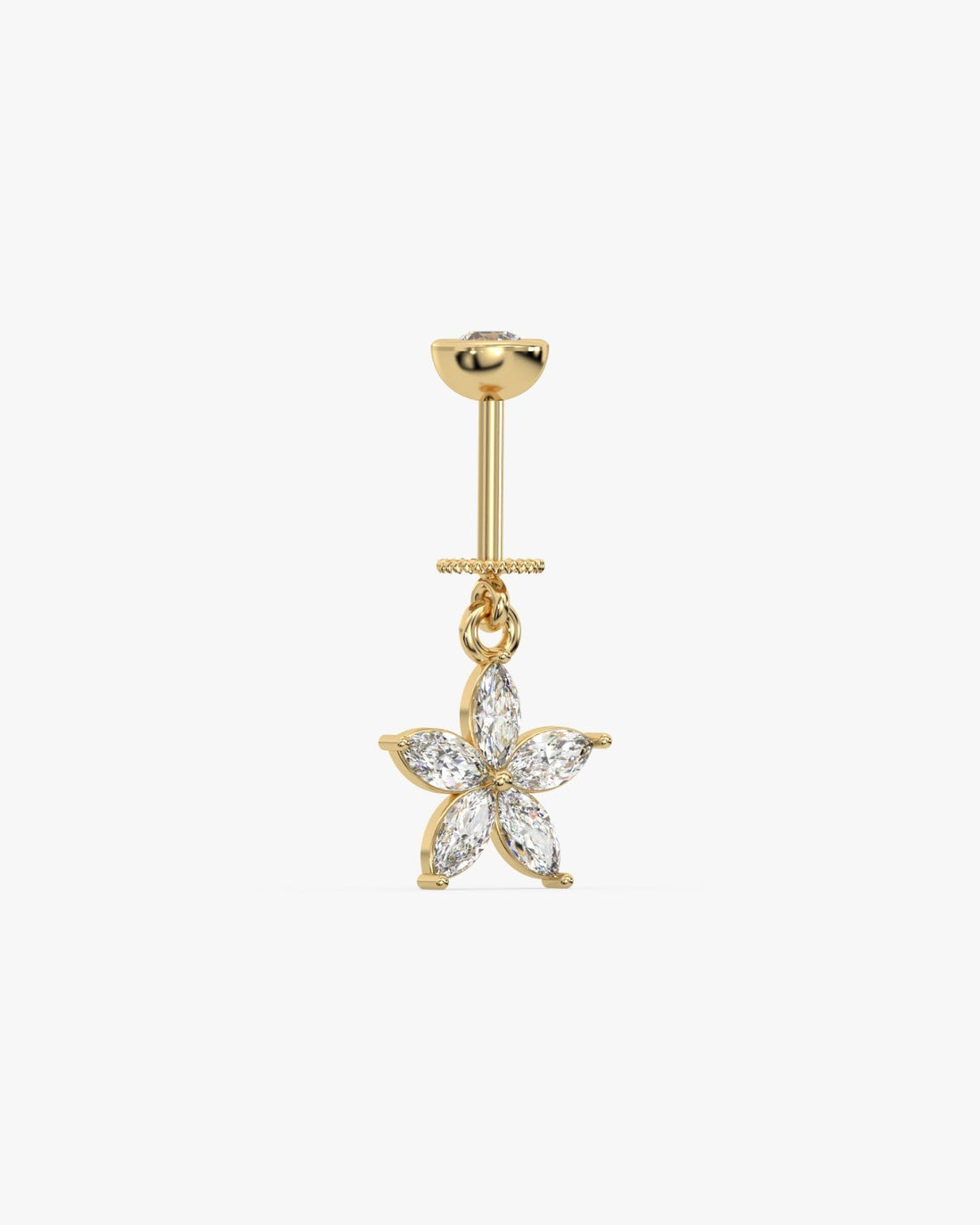 Marquise Starfish Helix Hanging Earrings