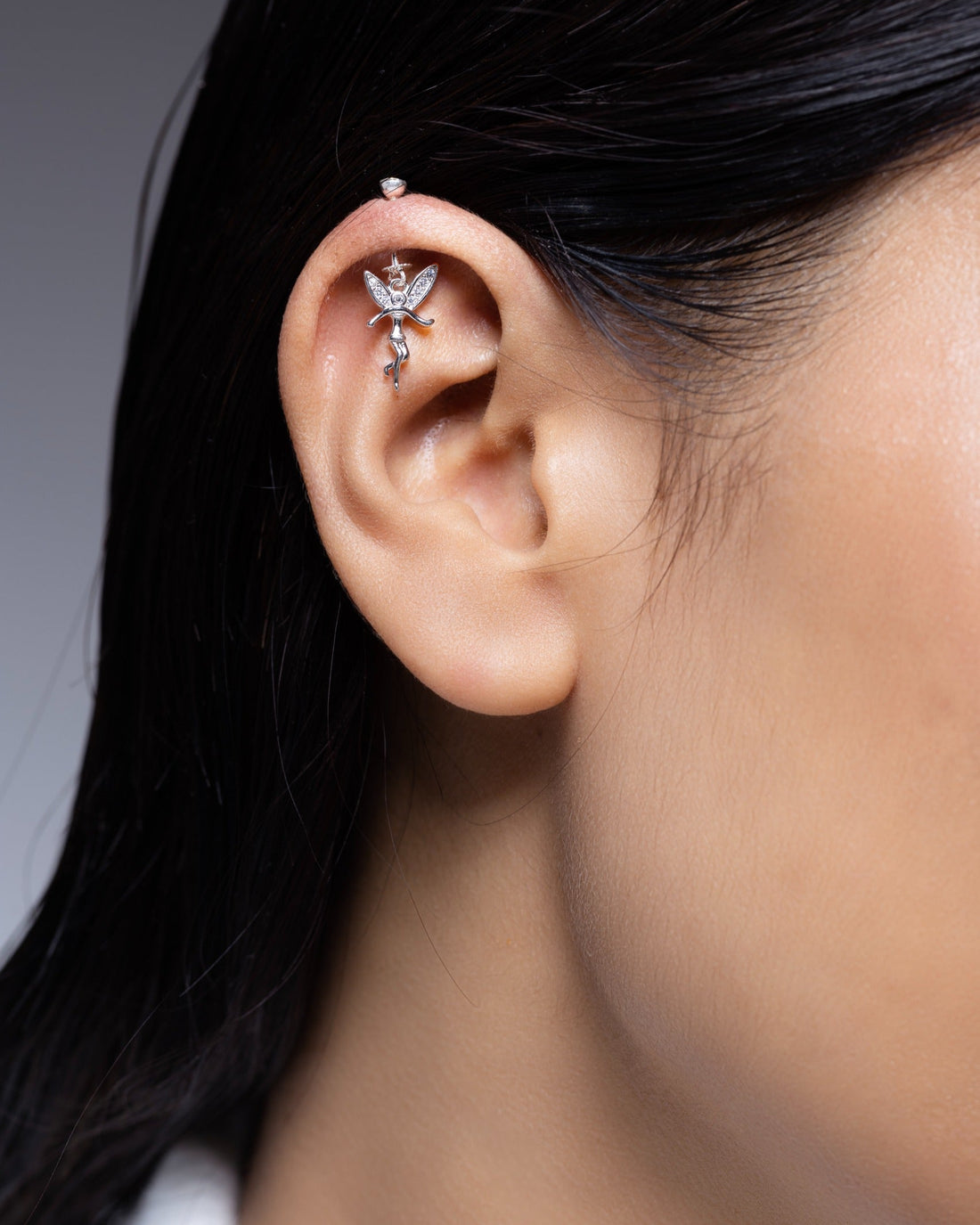 The Flying Angel Screw Helix Hanging Earrings