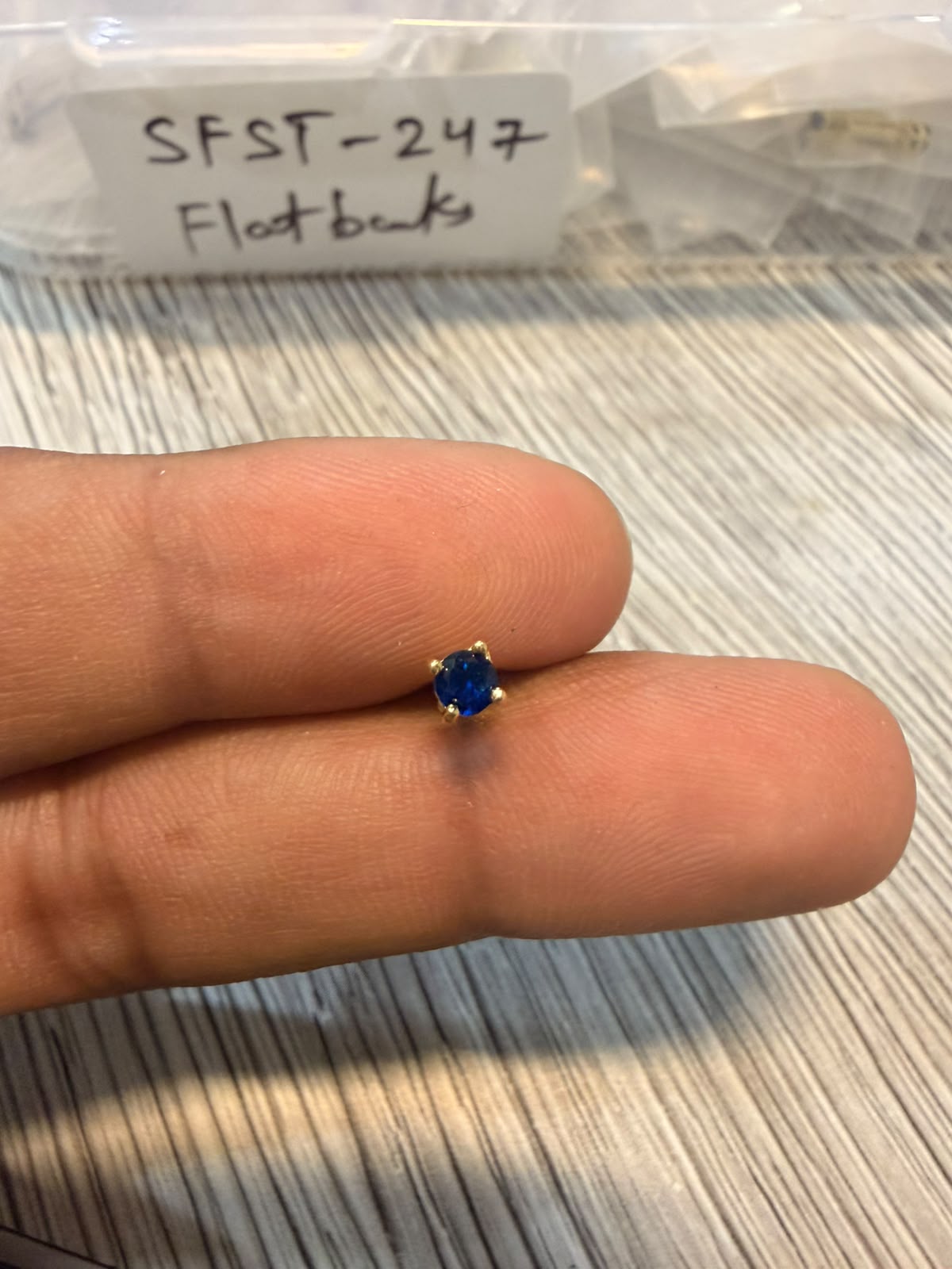 Single Solitaire Blue RG