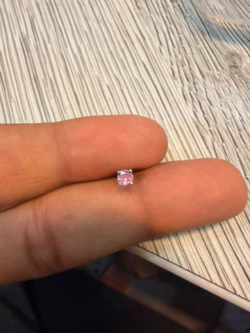 Single Solitaire Pink RH