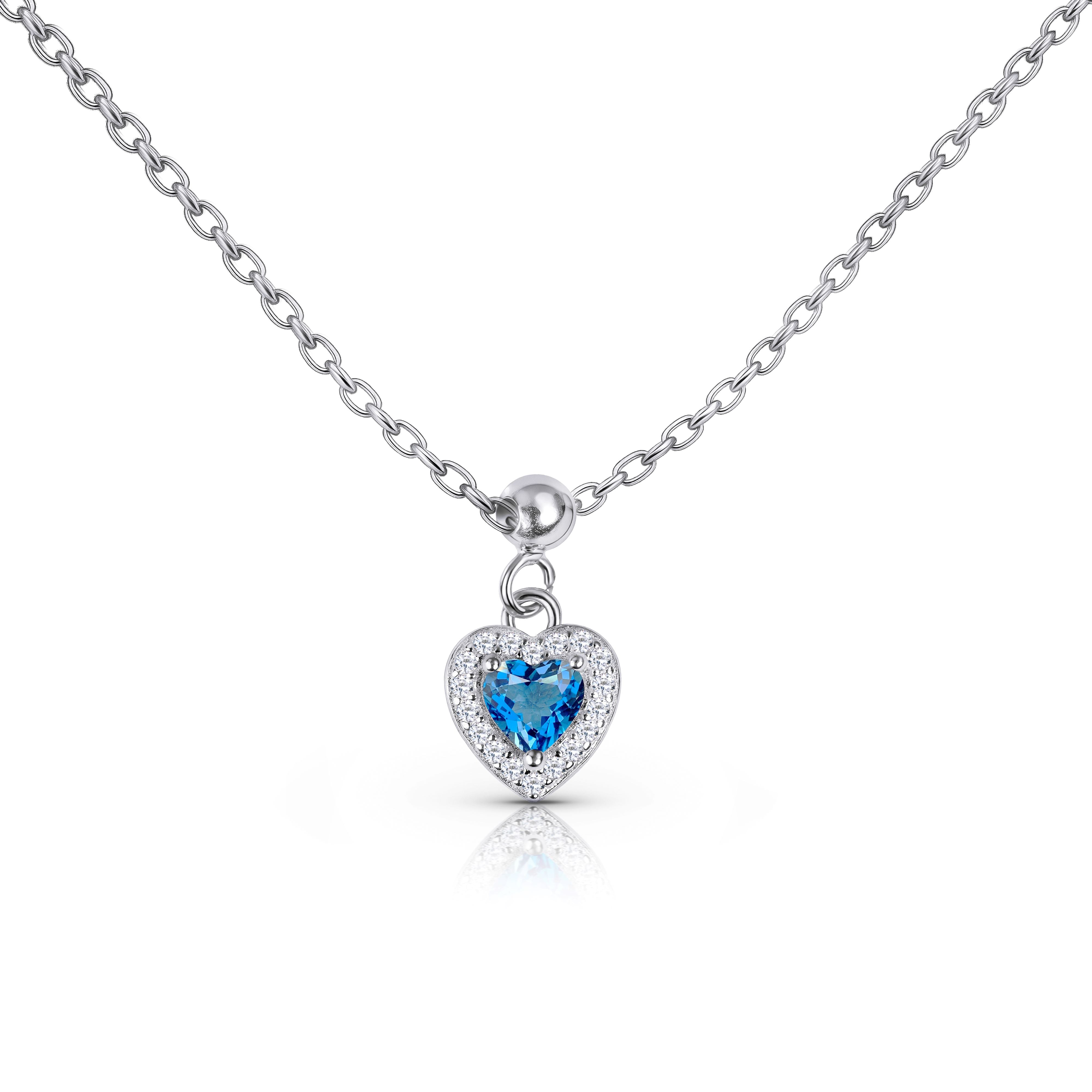 Eternal Heart Charm Symbol Necklace