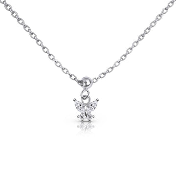 Butterfly Charm Symbol Necklace