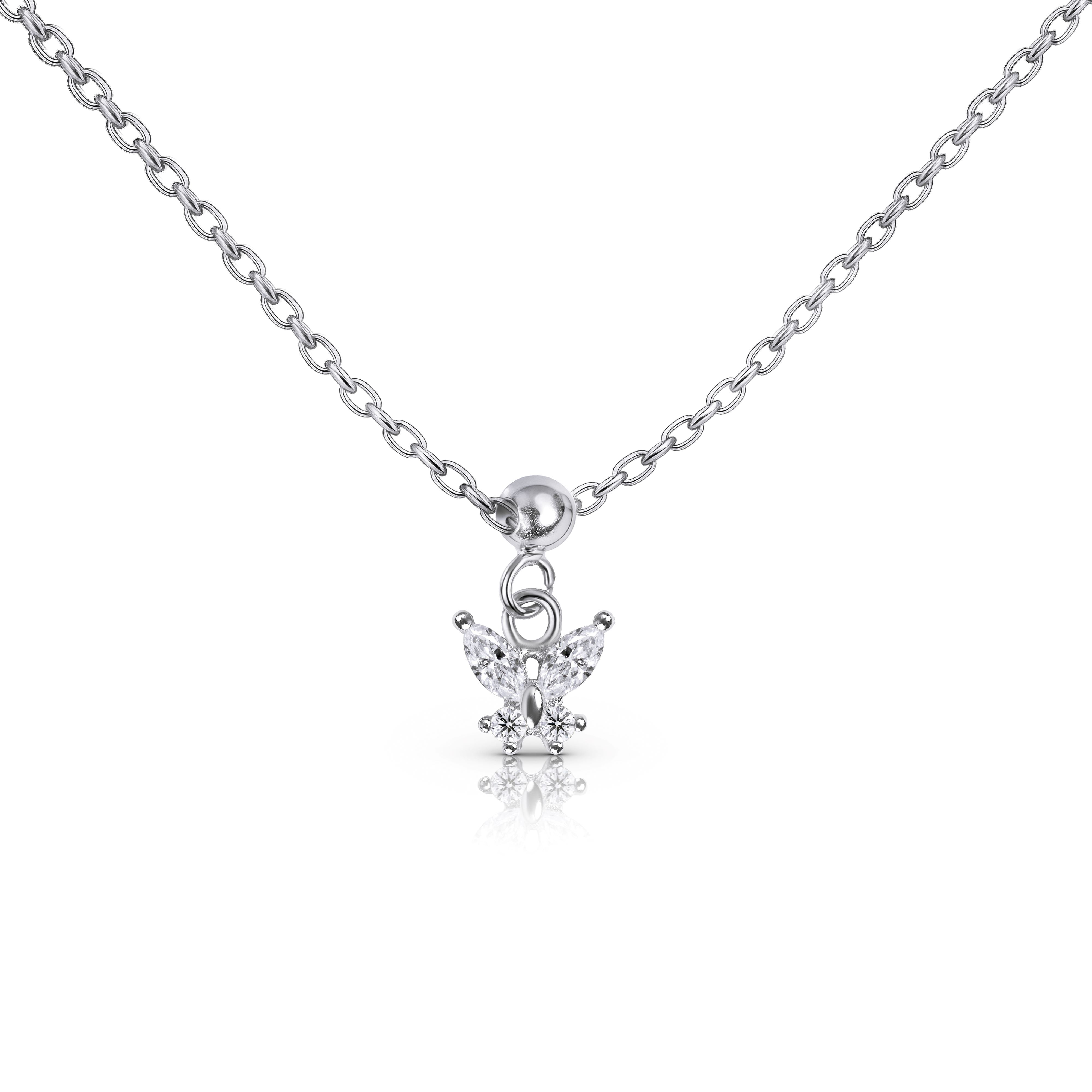 Butterfly Charm Symbol Necklace