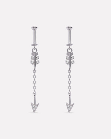 Arrow Helix Piercings Hanging Earrings