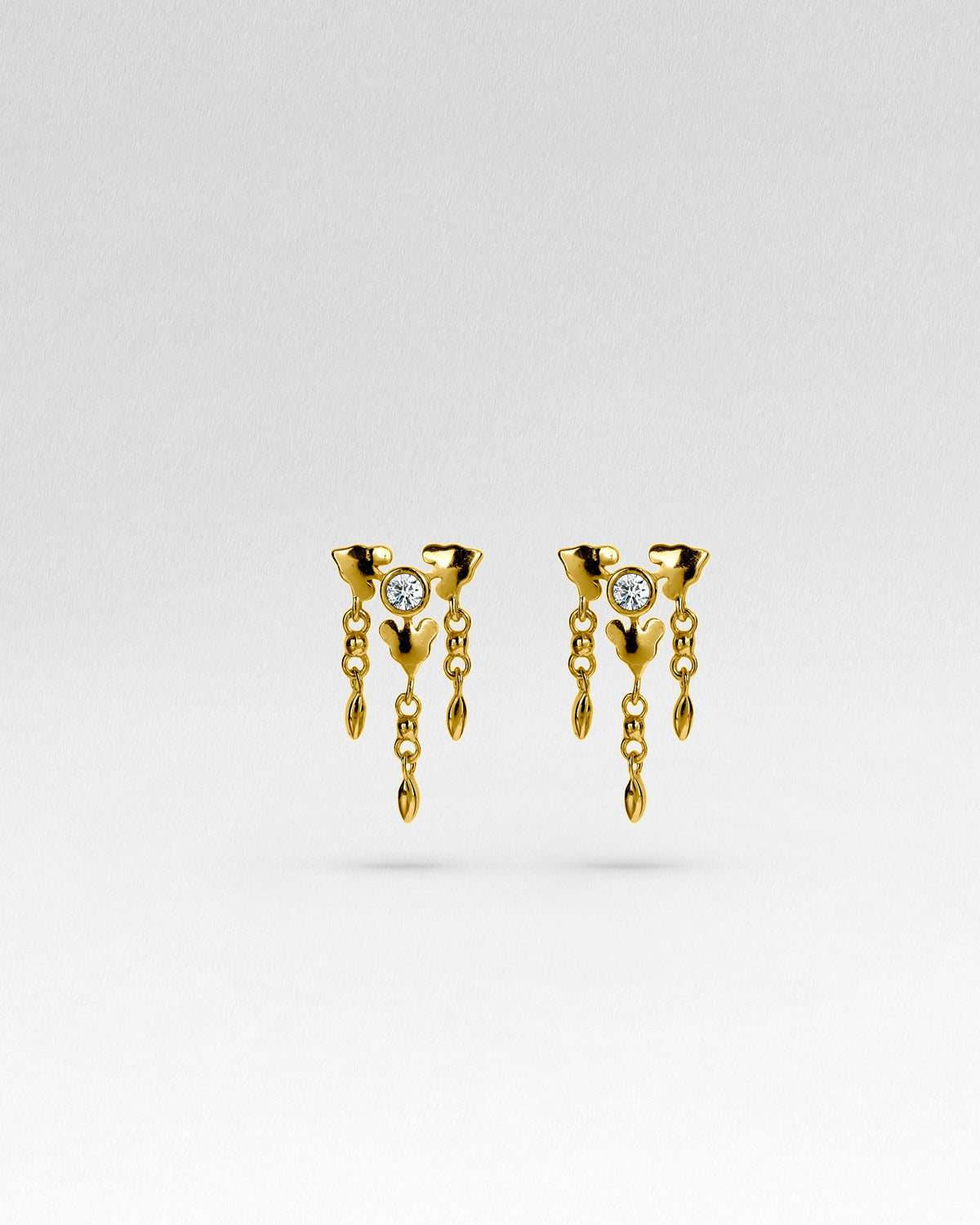 Kali Fringe Flatback Studs