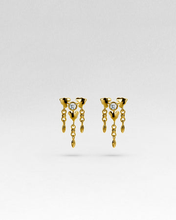 Kali Fringe Flatback Studs