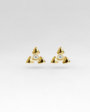 Clover Flatback Studs