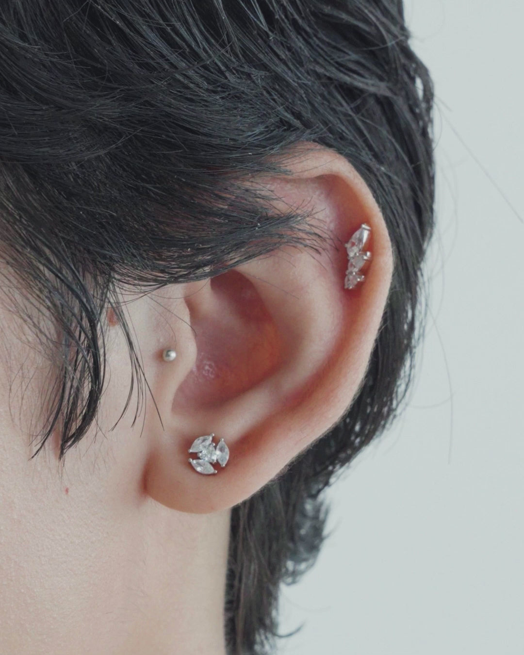 Verve Solitaire Flatback Stud
