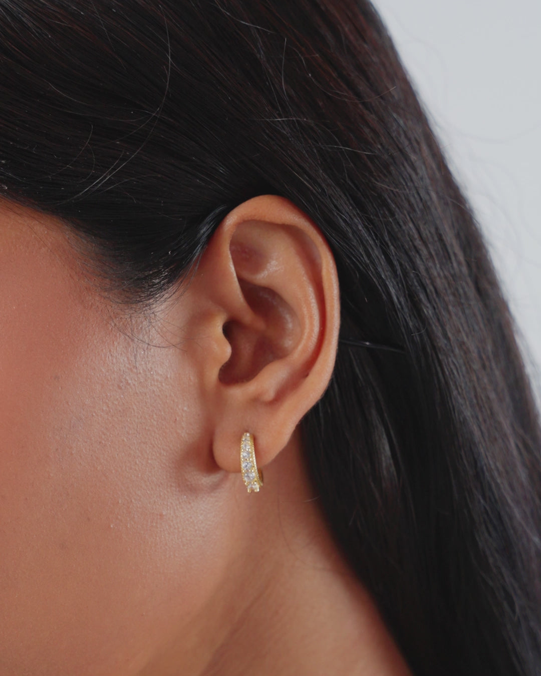 Pave Reet Hoops