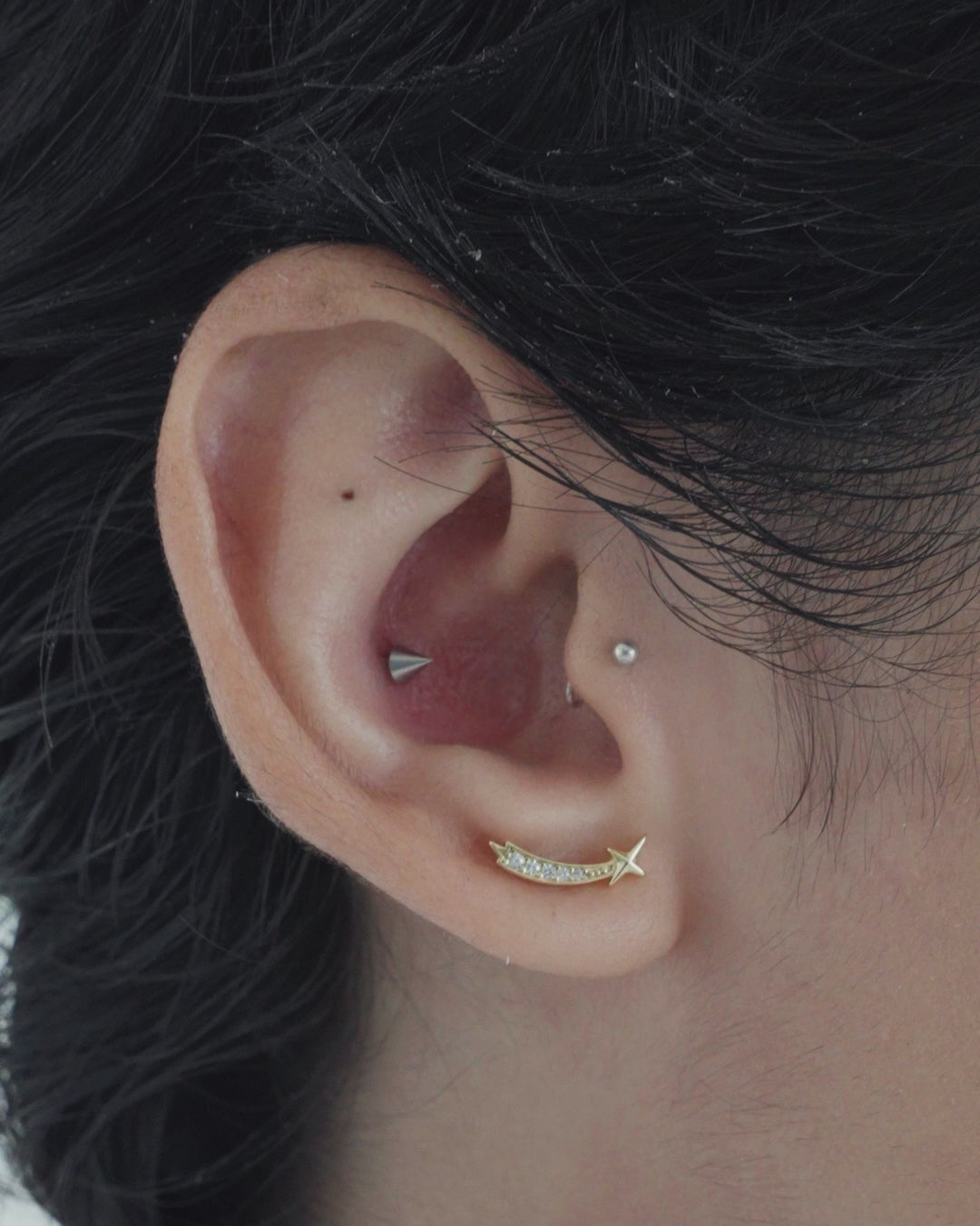 Shooting Star Flatback Stud