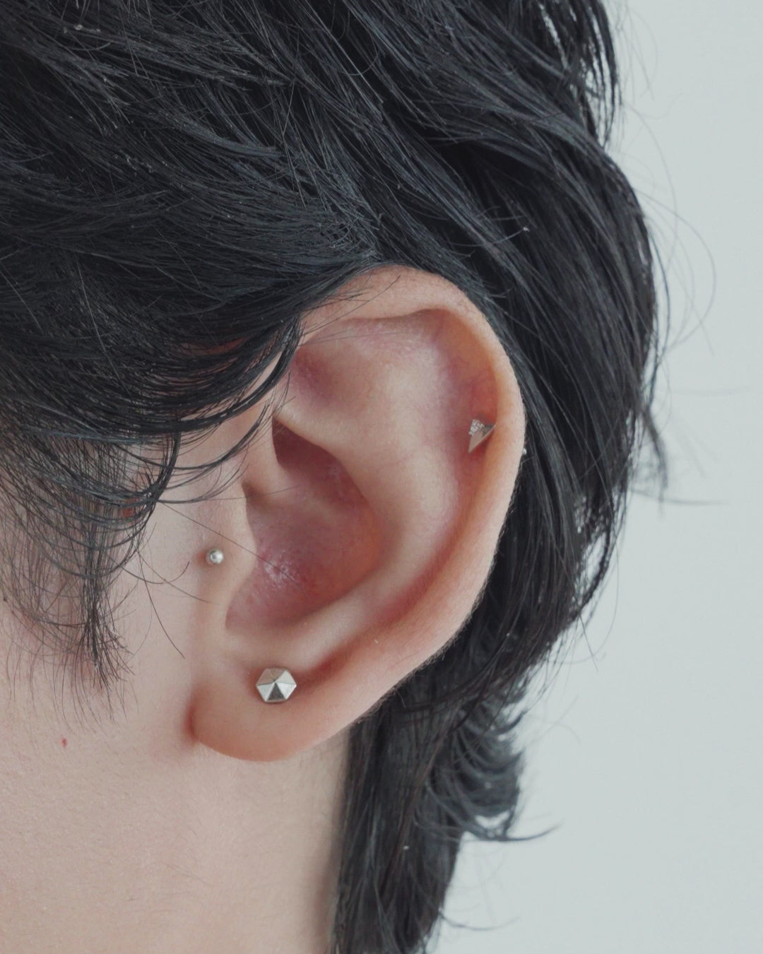 Geo Flatback Earrings