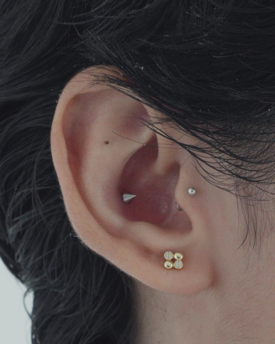 Mosaic Flatback Earrings