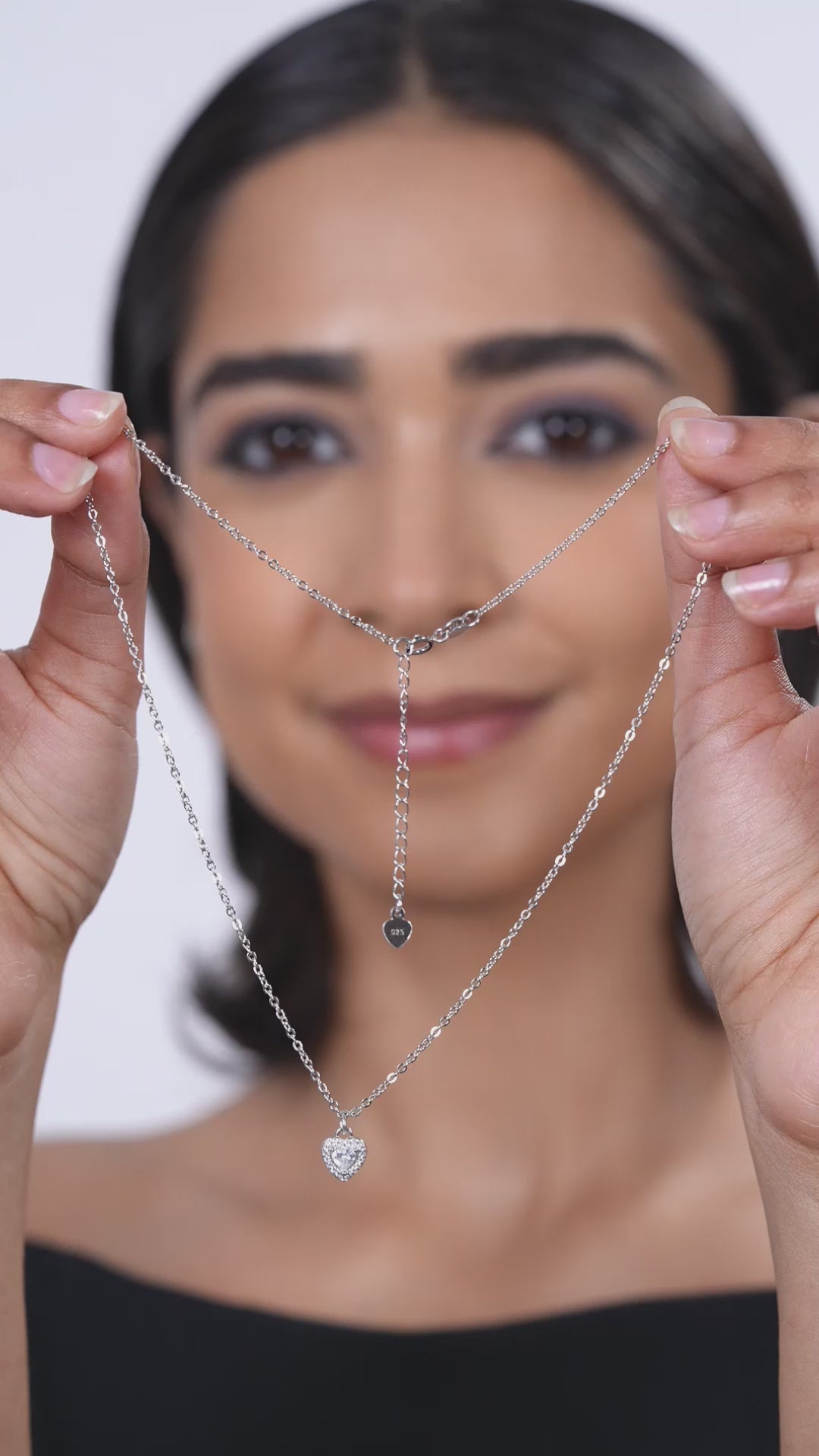 Eternal Love - Solitaire Heart Necklace