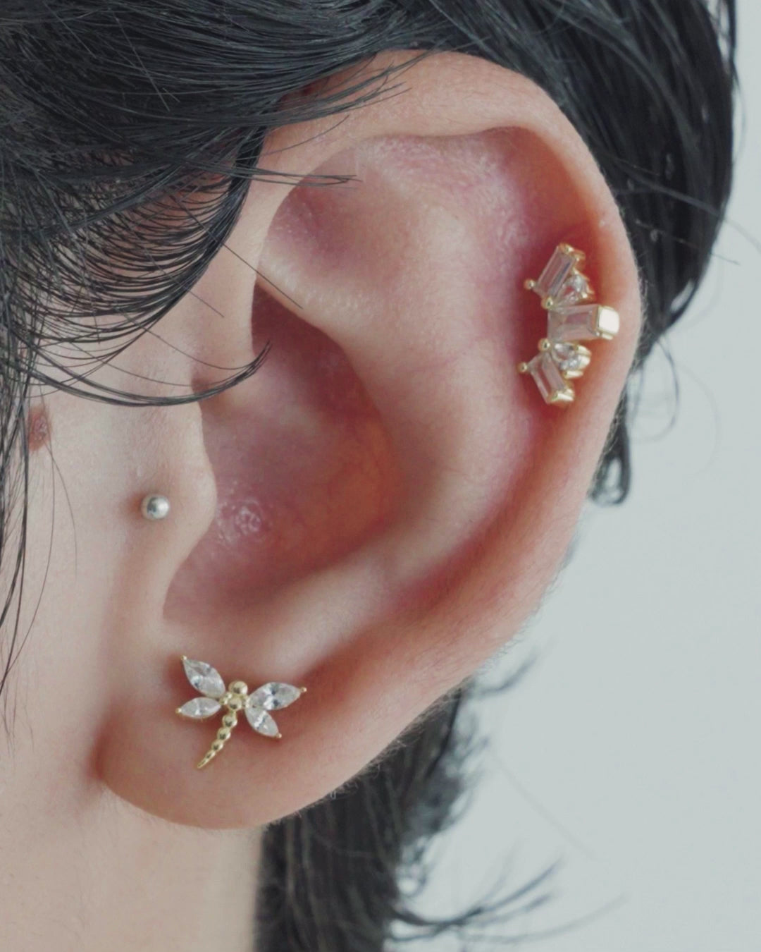 Dragonfly Flatback Stud