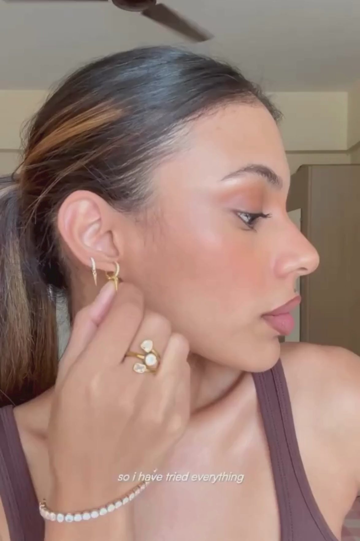 Statement Double Chain Hoop Earrings